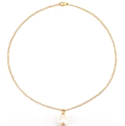 Pendentif Or et Perle Soufflure