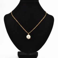 Pendentif Or et Perle Soufflure