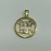 Pendentif or jaune