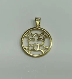 Pendentif or jaune