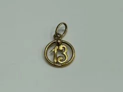 Pendentif or jaune