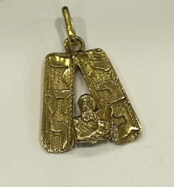 Pendentif or jaune