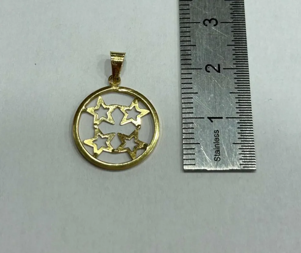 Pendentif or jaune