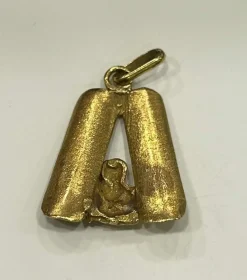 Pendentif or jaune