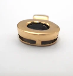 Pendentif or jaune 750 avec saphir