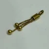 Pendentif or jaune 3 boules