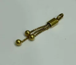 Pendentif or jaune 3 boules