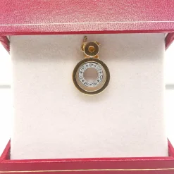 Pendentif or jaune & diamants