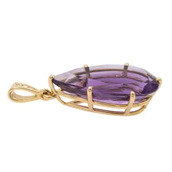 Pendentif Or jaune Améthyste