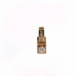 Pendentif Or Jaune Diamants