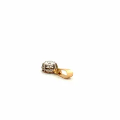 Pendentif or jaune diamant