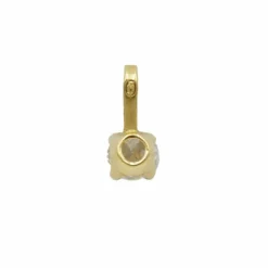Pendentif or jaune diamant