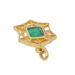 Pendentif Or jaune Emeraude