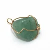 Pendentif or jaune et jade