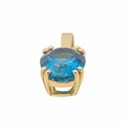 Pendentif Or jaune Indigolite