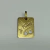 Pendentif or jaune je t'aime