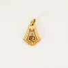 Pendentif or jaune La Cloche Fleurie