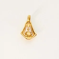 Pendentif or jaune La Cloche Fleurie