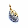 Pendentif Or jaune, Or blanc Diamant