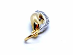 Pendentif Or jaune, Or blanc Diamant