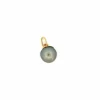 Pendentif or jaune perle
