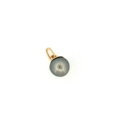 Pendentif or jaune perle