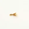 Pendentif or jaune perle de culture