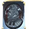 Pendentif Or jaune Sardoine sculptée