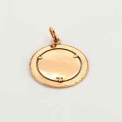 Pendentif or rose 18 carats