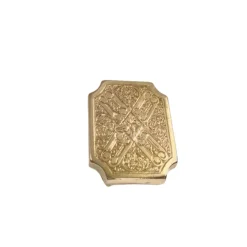 Pendentif Or Rose Ciselé