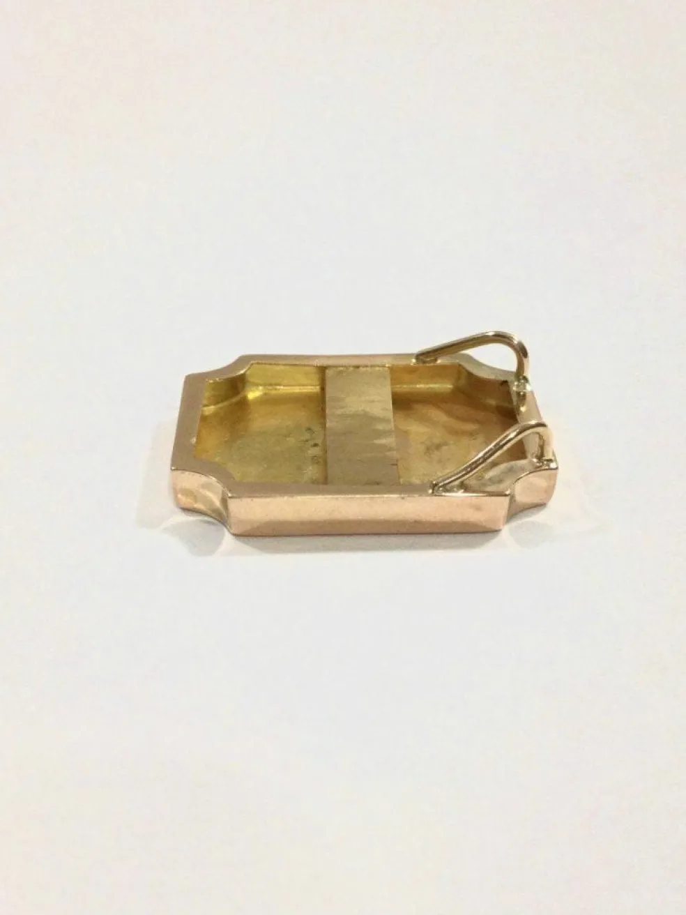 Pendentif Or Rose Ciselé