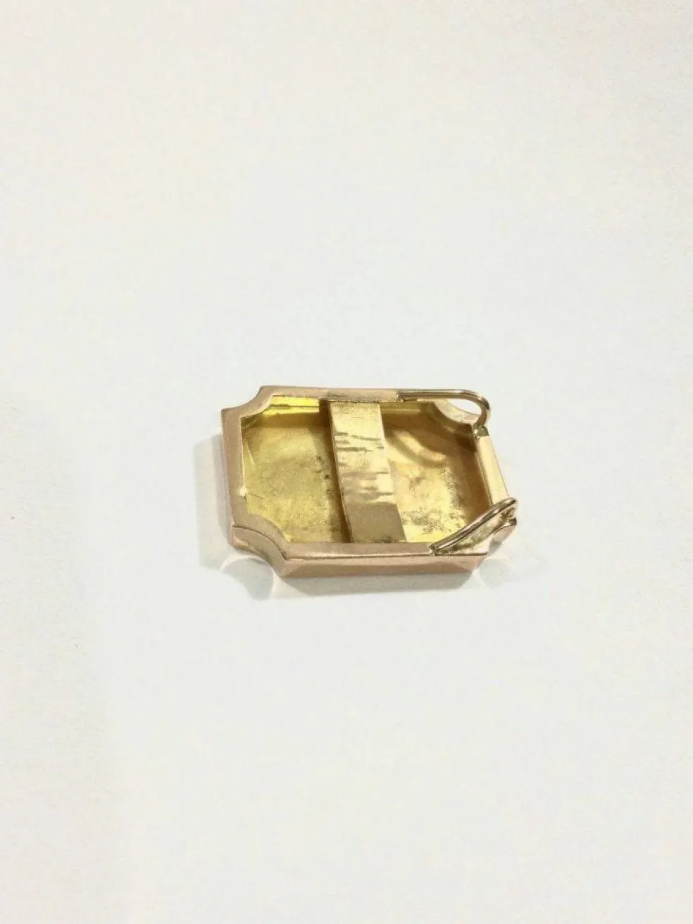 Pendentif Or Rose Ciselé