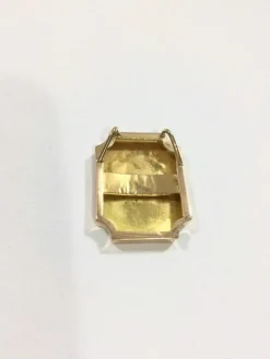 Pendentif Or Rose Ciselé