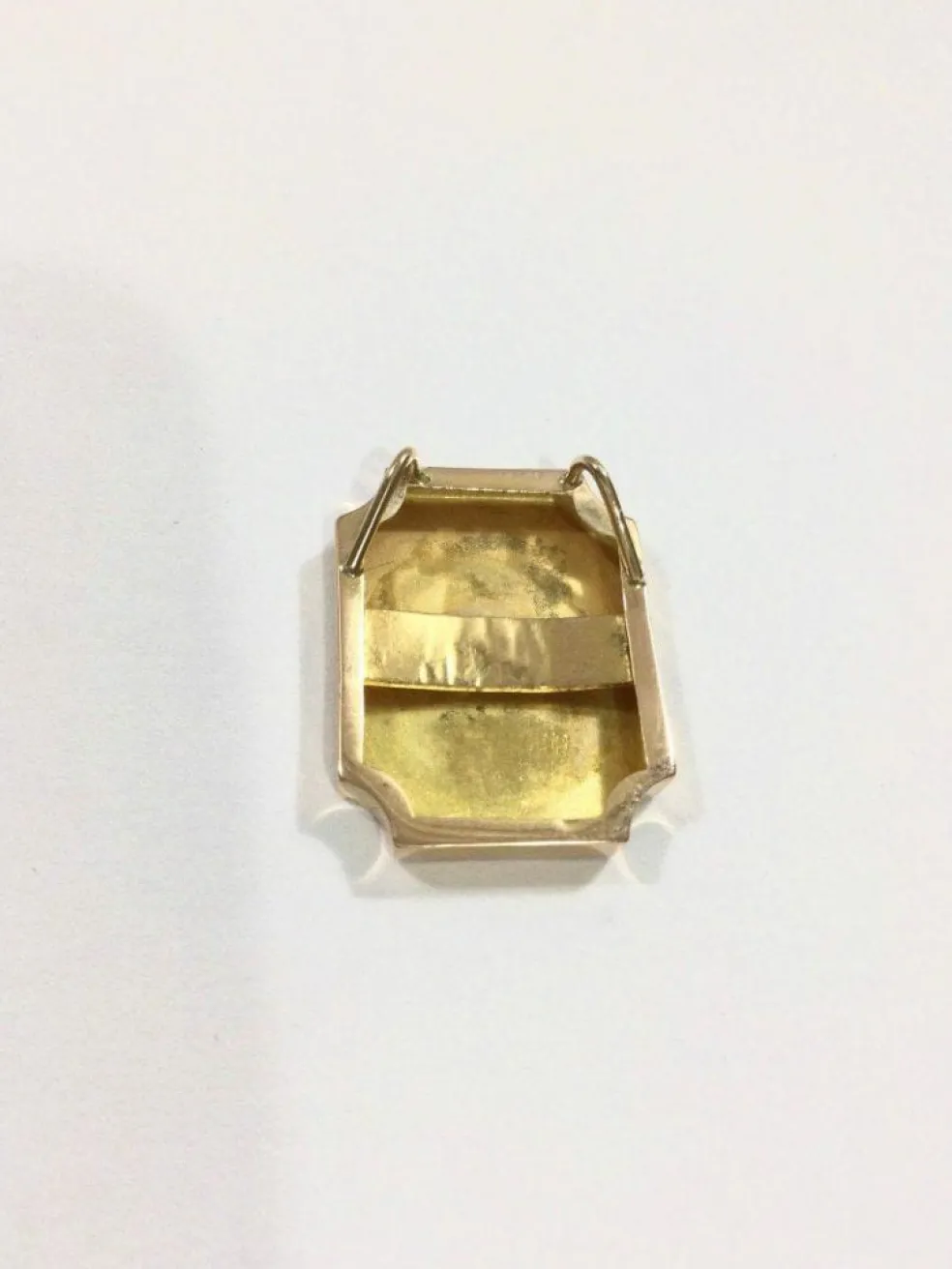 Pendentif Or Rose Ciselé