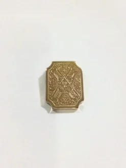 Pendentif Or Rose Ciselé