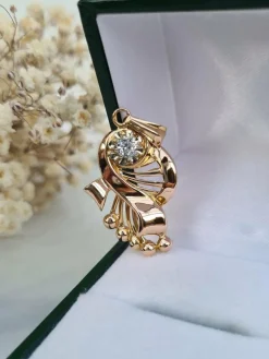 Pendentif Or violonné