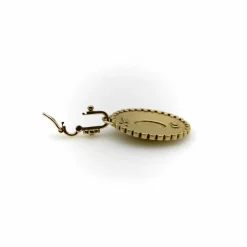 Pendentif Orly Marcel Lakshmi en or jaune avec halo de diamants