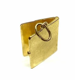 Pendentif passeport or jaune
