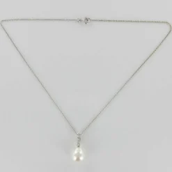 Pendentif Perles et Diamants