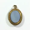 Pendentif Photo En Or Et Onyx