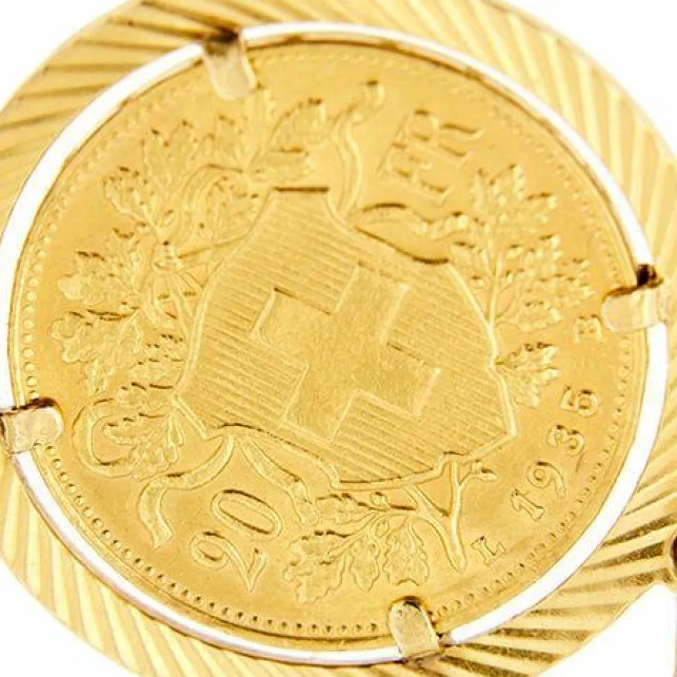 Pendentif pièce de monnaie