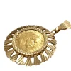 Pendentif pièce Napoléon or jaune