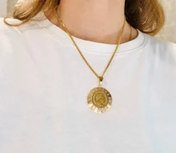 Pendentif pièce Napoléon or jaune