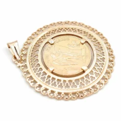 Pendentif Pièce Or jaune