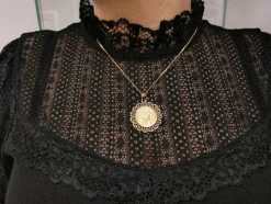 Pendentif pièce or jaune