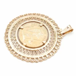 Pendentif Pièce Or jaune