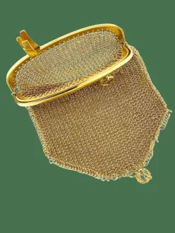 Pendentif porte-monnaie ancien or jaune