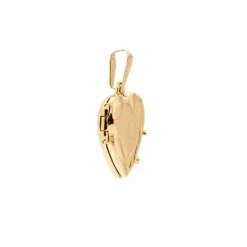 Pendentif porte-photo en forme de cœur ouvrable