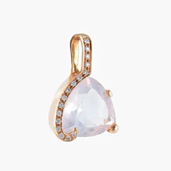 Pendentif Quartz rose