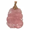 Pendentif Quartz Rose & Or jaune